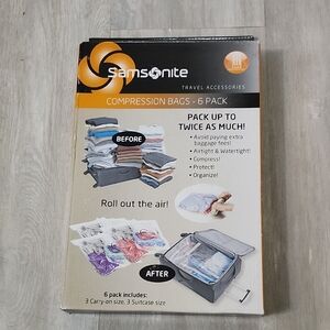 Samsonite 6 Pk Travel Compression Bags